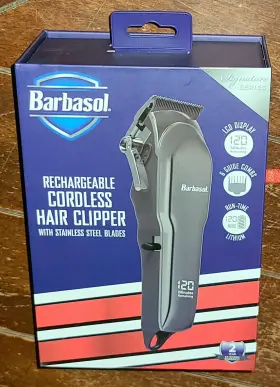 Cbh1-4007-sig Barbasol Rechargeable Cordless Hair Clipper Stainless Steel Blades