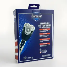 Cbr1-1001-usb Barbasol Close Shave Rotary Rechargeable Wet And Dry Shaver With Pop-up Trimmer #2