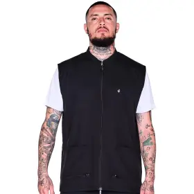 Bsv01-xl-blk Barber Strong Vest Mens Hair Repellent Lightweight And Breathable Mes