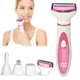 Beanify 445035290249 Electric Razors Led Display For Women Men 2025 Wet/dry Lady Shaver 4 In 1 Cordl