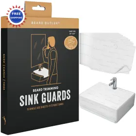 Bb10ct Beard Butler Catcher Disposable Biodegradable Sink Cover For Shaving Trimming