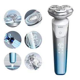 Beici 938179798241 Mens Shaver Electric Rotary Razor 3d Floating Cutter Head Type-c One Hour Fa