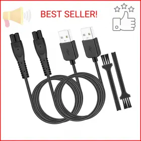 Benaces 01616 3ft Shaver Charger Cord 2 Pack 5v Electric Usb Charging Cable
