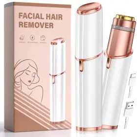 Bissuuy Bz-217b-u Facial Hair Removal For Women Painless Rechargeable Face Shaver Electric Hai