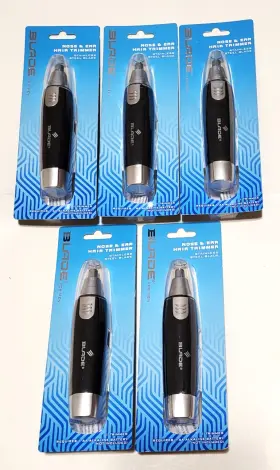 Blade 050428418574 5 X For Men Nose And Ear Hair Trimmer Stainless Steel Battery Operated