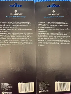 374624 Blade 5 Instant Shaving Nick Care Roll-on Applicator Dries Clear No Tissue #3