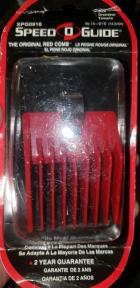 Blade 722195009162 Speed O Guide Clipper Red Comb #1a-9/16 Inch Care Pure Limited