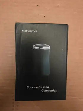 Chm-008 Blade Razor Mens Mini Rotary 3 Shaver Travel Size New Open Box