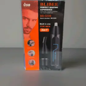 Bb-0209 Blibee 3in1 Multi-function Shaver For Men Usb Charging Black Bb-0209 Blibee 3in1 Multi-function Shaver For Men Usb Charging Black