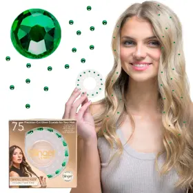 W8-hrxj-7hwz Blinger Crystal Refill Pack 5 Discs - 75 Precision-cut Glass 4 Mm Emerald