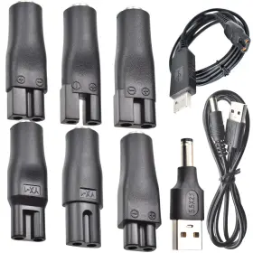 Boeea 769891279109 9 Pcs Replacement Power Cord 5v Charger Usb Adapter Suitable For Electric Hair C
