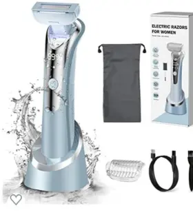 Hm-01-b-us Bokefo Powerful Electric Razor For Women - Cordless Rechargeable Flawless Face Shavers