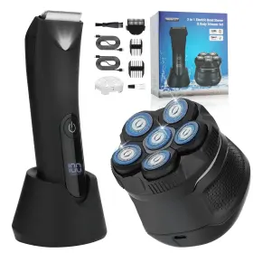 Bomxin 037166577619 Head Shavers For Bald Men Body Hair Trimmer Manscape Groin And Ball