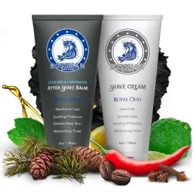 Bossman 742779718167 Silk Lotion Shaving Cream And Cooling After Shave For Men Combo