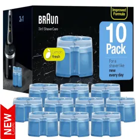 10069055140748 Branded Braun Clean And Renew Refill Cartridges Ccr Replacement Cleaner Pack Of 10 New