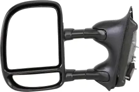 3334-4690l Branded 955-1122 Driver Side Manual Door Mirror - Folding Small Black