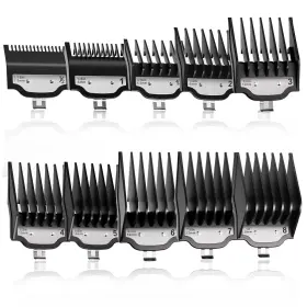 3d-b10 Branded For Wahl Clipper Guards Set 10 Pcs Compatible With Clippers Fro