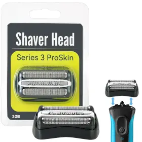 310s Branded 744110500745 Series 3 32b Replacement Shaver Head Compatible With Braun S3 Razors 301s