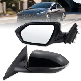 1320280 Branded 87610 Left Driver Side Mirror Compatible With 2021 2022 2023 2024 2025 Hyundai Elantra