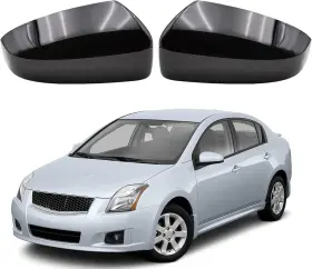 96302-et03e Branded Gloss Black Side Wing Mirror Cover Cap Compatible With 2007 2008