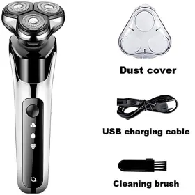Cslmd-sk-5000 Branded Electric Razor For Men Rechargeable Wet/dry Waterproof Shave During Charging New #3