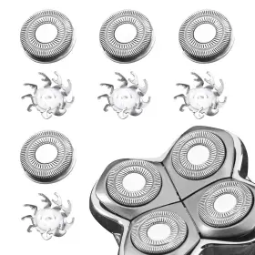 Vm-047 Branded 4 Pcs Shaver Head Replacement Blades For Skull Pitbull Carver Pro