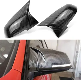 Xjjh-100 Branded Door Rearview Mirror Cover Cap Replacement For Bmw F20 F22 F23 Carbon Fiber