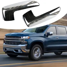 Ypl489 Branded Chrome Mirror Cap Cover Trim Replace For 2019 2020 2021 2022 2023 2024