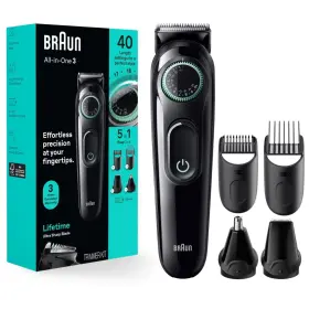 Braun 00069055137246 Series 3 3450 5-in-1 Mens Electric Grooming Kit With Beard Hair Trimmer Black