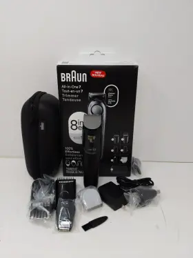 7410 Braun 069055137192 Problem All-in-one Style Kit Series 7 8-in-1 Trimmer For Men Beard