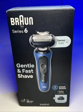 6120s Braun 069055139226 Series 6 Senso Flex Wet/dry Electric Shaver New Sealed