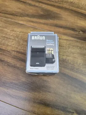 Braun 069055801277 New Old Stock Vintage Pocket Shaver Cordless Battery Operated Travel