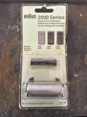 Braun 069055801307 Original 2000 Series Shaver Foil Replacement 5 424 780 New Free Shipping