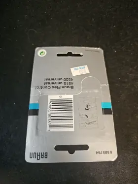 5585764 Braun 069055805831 New 586 Flex Control Shaver Foil - Universal 4515 4520 Germany #2 5585764 Braun 069055805831 New 586 Flex Control Shaver Foil - Universal 4515 4520 Germany #2