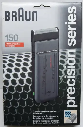 Braun 069055809464 Rechargeable 150 Series Precision Platinum Coated Foil Shaver Nos