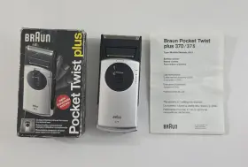5615 Braun 069055814031 375 Pocket Twist Plus Travel Shaver Aa Battery Operated
