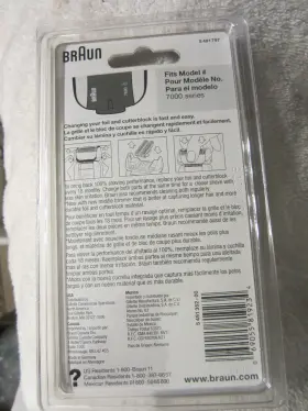 491797 Braun 069055819234 5 Electric Razor Fits 7000 Series Syncro Blade Replacement New #2 491797 Braun 069055819234 5 Electric Razor Fits 7000 Series Syncro Blade Replacement New #2