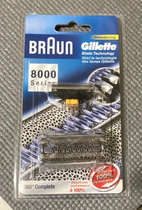 Braun 069055838310 8000 Series 360 Degree Complete Replacement Foil And Cutter
