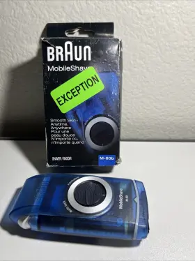 M60b Braun 069055857892 Mobile Battery Powered Electric Shaver For Men M60b Braun 069055857892 Mobile Battery Powered Electric Shaver For Men