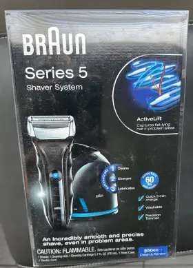 Braun 069055860083 Series 5 Shaver System 550cc Brand New And Sealed Wet Dry Electric Raz