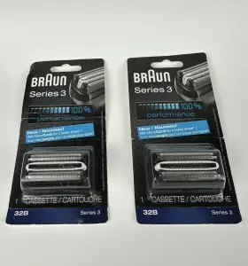 Braun 069055871126 Series 3 Proskin 3050cc Shaver And Charger 2 Replacement Heads 32b #3