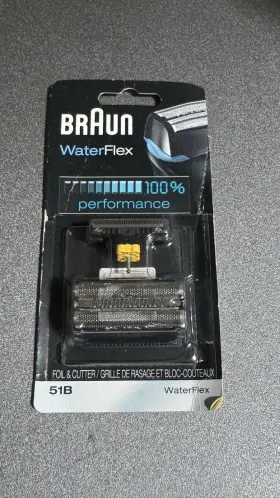 Braun 069055873601 New Waterflex Shaver Foil And Cutter Replacement Pack 51b Made In Germany