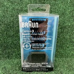 Bt32 Braun 069055875841 Series 3 Beard Trimmer Head Attachment And 5 Combs New Sealed