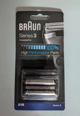 Braun 069055877593 Series 3 Cassette 21b Shaver Replacement Head Braun 069055877593 Series 3 Cassette 21b Shaver Replacement Head