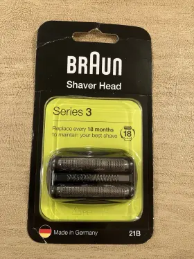 Braun 069055877616 Shaver Head Series 3 21b Black