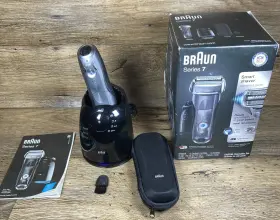 Braun 069055878446 7865cc Series 7 Cordless Rechargeable Mens Electric Shaver - Grey Braun 069055878446 7865cc Series 7 Cordless Rechargeable Mens Electric Shaver - Grey