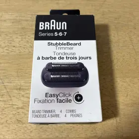 Braun 069055887080 Genuine 5 6 And 7 Stubble Beard Trimmer 4 Combs New Sealed Braun 069055887080 Genuine 5 6 And 7 Stubble Beard Trimmer 4 Combs New Sealed