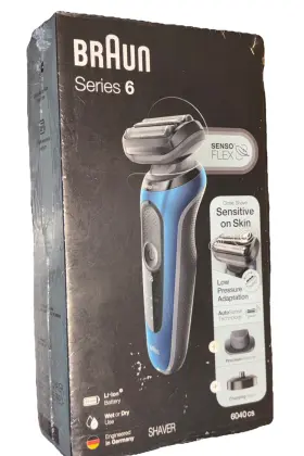 Braun 069055888674 Series 6 Senso Flex Close Shave Auto Sense Technology