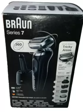 Braun 069055889091 Series 7 7091cc 360 Flex Mens Electric Shaver With Smartcare Center