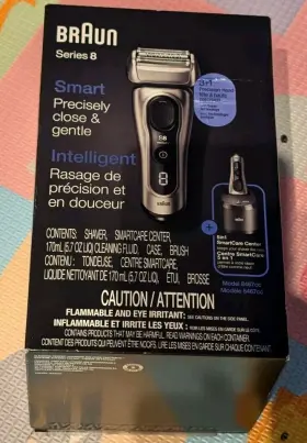 Braun 069055889572 Electric Razor For Men 5in1 Series 8 8467cc Foil Shaver